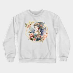 Floral Fairy Crewneck Sweatshirt